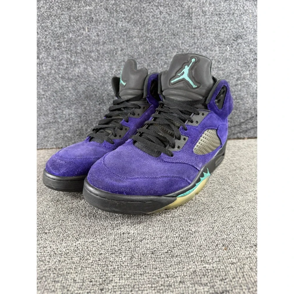 Jordan Air Jordan 5 Retro Alternate Grape Shoes Mens 11 Purple Suede 136027 500